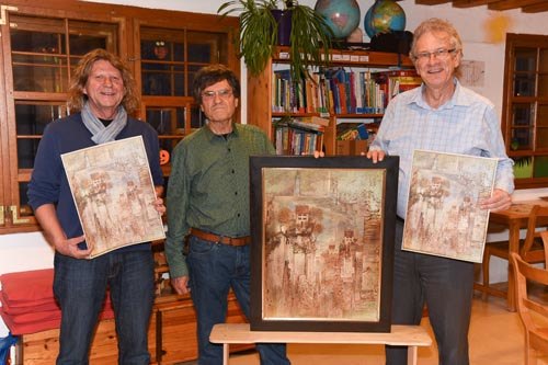 Adventskalender Kinderschutzbund: Thomas Kowoll (links), Klaus Kugler, Reinhard Steinhübl
